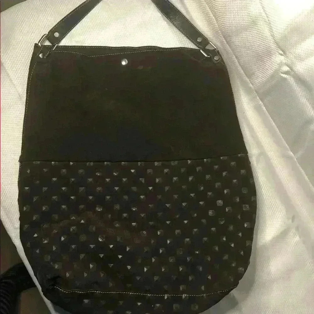 Brown Leather Hobo Bag with wallet